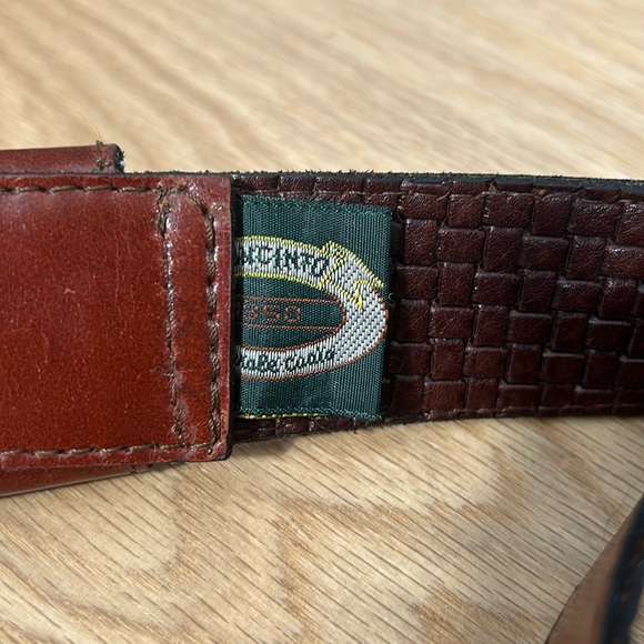 Matex Vintage Leather Women Gold Hardware Belt Concinto 1950 - Picture 8 of 16